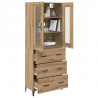 Highboard z szufladą Dąb rzemieślniczy 69,5 x 34 x 180 cm