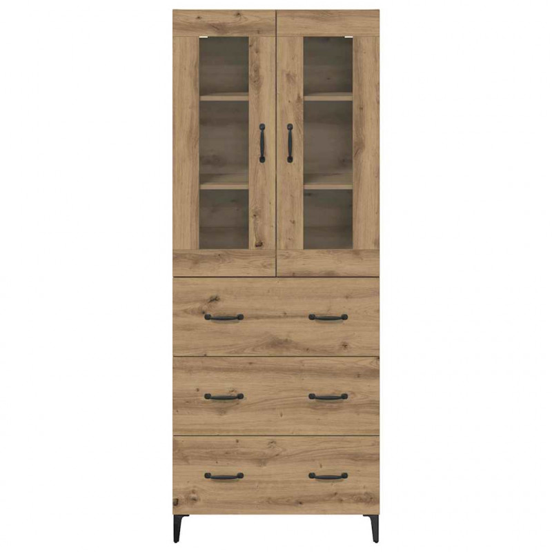 Highboard z szufladą Dąb rzemieślniczy 69,5 x 34 x 180 cm