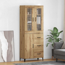 Highboard z szufladą Dąb rzemieślniczy 69,5 x 34 x 180 cm