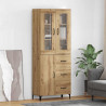 Highboard z szufladą Dąb rzemieślniczy 69,5 x 34 x 180 cm