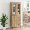 Highboard z szufladą Dąb rzemieślniczy 69,5 x 34 x 180 cm