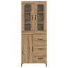 Highboard z szufladą Dąb rzemieślniczy 69,5 x 34 x 180 cm
