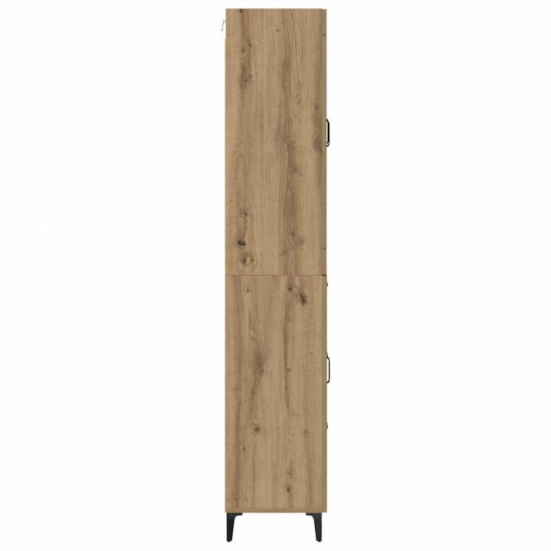 Highboard z szufladą Dąb rzemieślniczy 69,5 x 34 x 180 cm