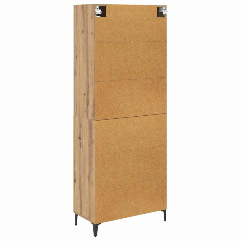 Highboard z szufladą Dąb rzemieślniczy 69,5 x 34 x 180 cm