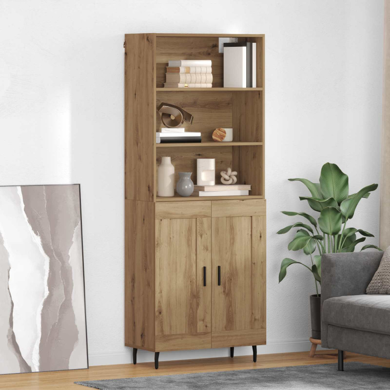 Highboard Dąb rzemieślniczy 69,5 x 34 x 180 cm