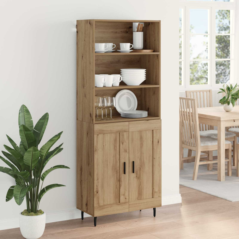 Highboard Dąb rzemieślniczy 69,5 x 34 x 180 cm