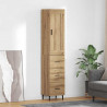 Highboard z szufladą Dąb rzemieślniczy 34,5 x 34 x 180 cm