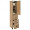 Highboard z szufladą Dąb rzemieślniczy 34,5 x 34 x 180 cm