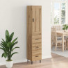 Highboard z szufladą Dąb rzemieślniczy 34,5 x 34 x 180 cm