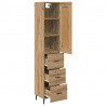 Highboard z szufladą Dąb rzemieślniczy 34,5 x 34 x 180 cm