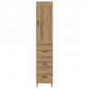 Highboard z szufladą Dąb rzemieślniczy 34,5 x 34 x 180 cm