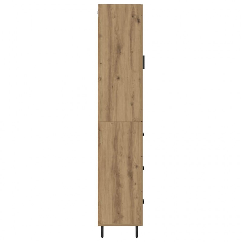 Highboard z szufladą Dąb rzemieślniczy 34,5 x 34 x 180 cm