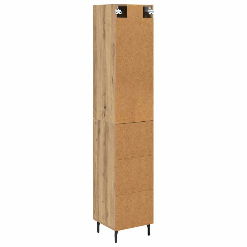 Highboard z szufladą Dąb rzemieślniczy 34,5 x 34 x 180 cm
