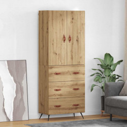 Highboard z szufladą Dąb rzemieślniczy 69,5 x 34 x 180 cm