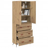 Highboard z szufladą Dąb rzemieślniczy 69,5 x 34 x 180 cm
