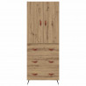 Highboard z szufladą Dąb rzemieślniczy 69,5 x 34 x 180 cm