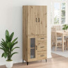 Highboard z szufladą Dąb rzemieślniczy 69,5 x 34 x 180 cm