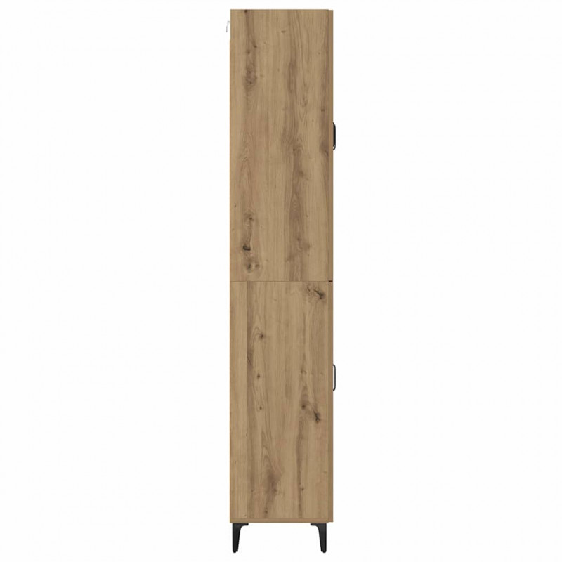 Highboard z szufladą Dąb rzemieślniczy 69,5 x 34 x 180 cm