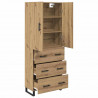 Highboard z szufladą 2 pcs Dąb rzemieślniczy 69,5 x 34 x 180 cm