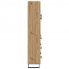 Highboard z szufladą 2 pcs Dąb rzemieślniczy 69,5 x 34 x 180 cm