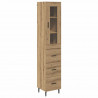 Highboard z szufladą Dąb rzemieślniczy 34,5 x 34 x 180 cm