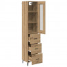 Highboard z szufladą Dąb rzemieślniczy 34,5 x 34 x 180 cm