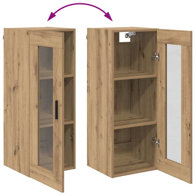 Highboard z szufladą Dąb rzemieślniczy 34,5 x 34 x 180 cm