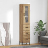 Highboard z szufladą Dąb rzemieślniczy 34,5 x 34 x 180 cm