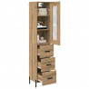 Highboard z szufladą Dąb rzemieślniczy 34,5 x 34 x 180 cm