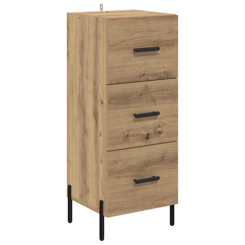 Highboard z szufladą Dąb rzemieślniczy 34,5 x 34 x 180 cm