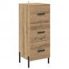 Highboard z szufladą Dąb rzemieślniczy 34,5 x 34 x 180 cm