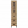 Highboard z szufladą Dąb rzemieślniczy 34,5 x 34 x 180 cm