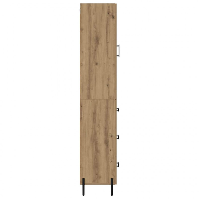 Highboard z szufladą Dąb rzemieślniczy 34,5 x 34 x 180 cm