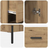 Highboard z szufladą Dąb rzemieślniczy 34,5 x 34 x 180 cm