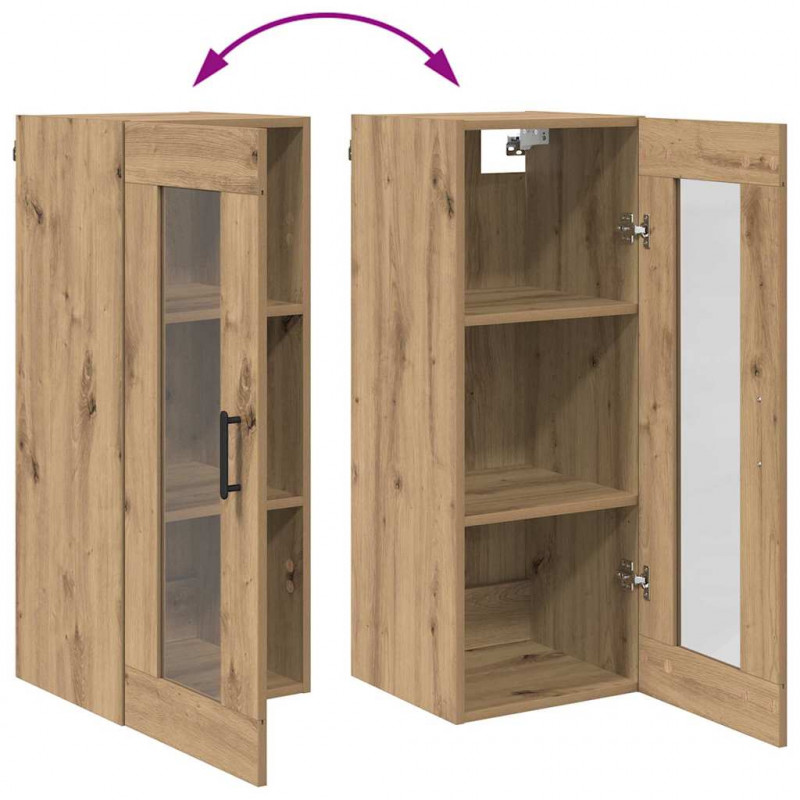 Highboard z szufladą Dąb rzemieślniczy 34,5 x 34 x 180 cm