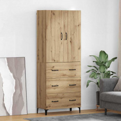 Highboard z szufladą Dąb rzemieślniczy 69,5 x 34 x 180 cm