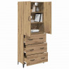 Highboard z szufladą Dąb rzemieślniczy 69,5 x 34 x 180 cm