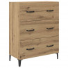 Highboard z szufladą Dąb rzemieślniczy 69,5 x 34 x 180 cm