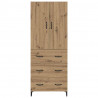 Highboard z szufladą Dąb rzemieślniczy 69,5 x 34 x 180 cm