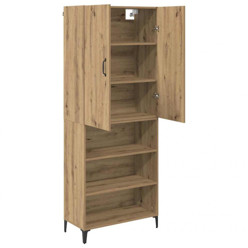 Highboard Dąb rzemieślniczy 69,5 x 34 x 180 cm