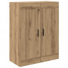 Highboard 2 pcs Dąb rzemieślniczy Materiał drewnopochodny