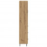 Highboard 2 pcs Dąb rzemieślniczy Materiał drewnopochodny