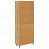 Highboard 2 pcs Dąb rzemieślniczy Materiał drewnopochodny