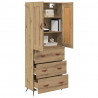 Highboard z szufladą Dąb rzemieślniczy 69,5 x 34 x 180 cm