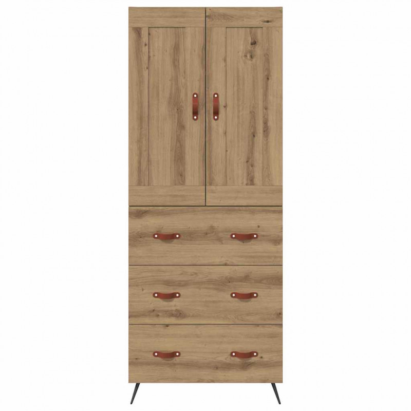 Highboard z szufladą Dąb rzemieślniczy 69,5 x 34 x 180 cm