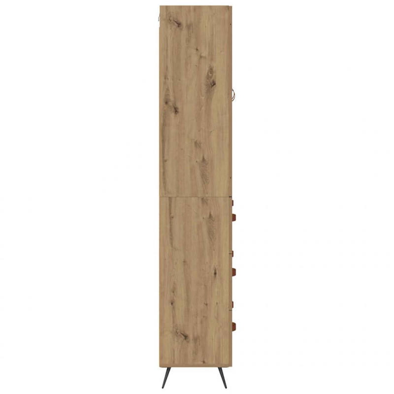 Highboard z szufladą Dąb rzemieślniczy 69,5 x 34 x 180 cm