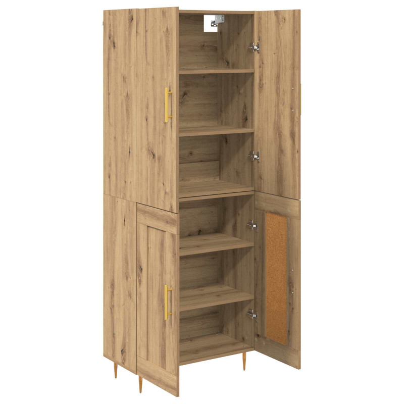Highboard Dąb rzemieślniczy 69,5 x 34 x 180 cm
