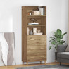 Highboard z szufladą Dąb rzemieślniczy 69,5 x 32,5 x 180 cm
