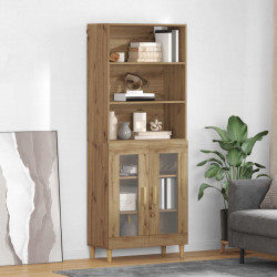 Highboard Dąb rzemieślniczy 69,5 x 32,5 x 180 cm