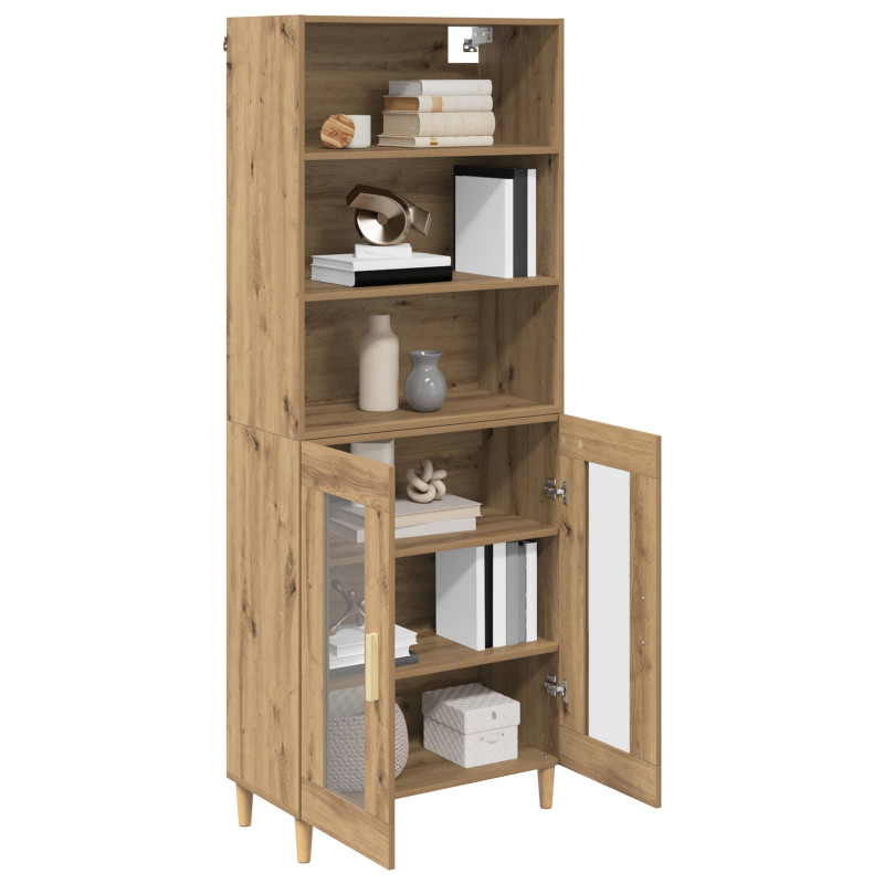Highboard Dąb rzemieślniczy 69,5 x 32,5 x 180 cm